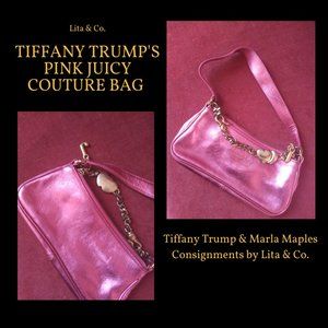 Tiffany Trump's Metallic Pink Juicy Couture Bag.